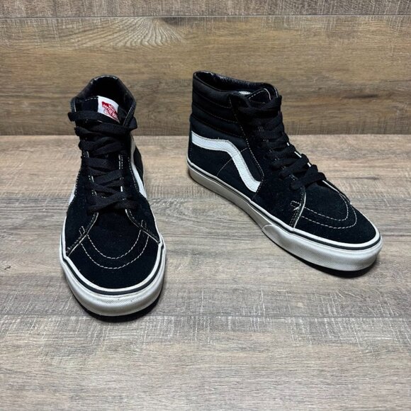 Vans Off The Wall Black Suede High Top Sneakers Men's Size 10 - Picture 6 of 7